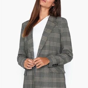 ONLY Women’s Gray Plaid Blazer - Like New